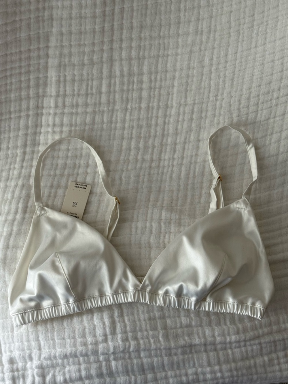 Silky White Bralette - hanky panky
